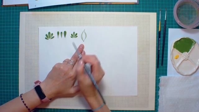 Художественная мастерская/Элементы прописи в русской росписи/Основные формы и типы в городце/Листик смотреть онлайн