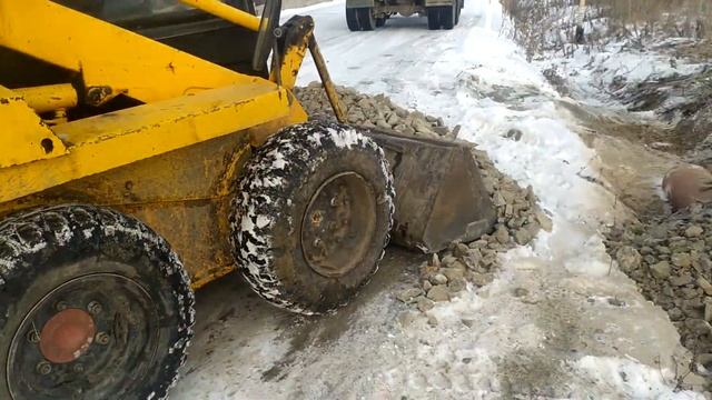 мксм 800, камаз 55111 (подготовка участка ,въездная группа смотреть онлайн