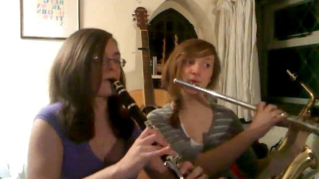 joy to the world flute and clarinet duet смотреть онлайн
