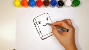 как нарисовать книгу для детей,How to draw a bookhow to draw