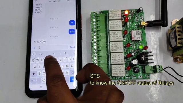 GSM BASED RELAY CONTROL NEW VERSION WITH DTMF
