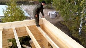 Строительство дома 6х10 из профилированного бруса