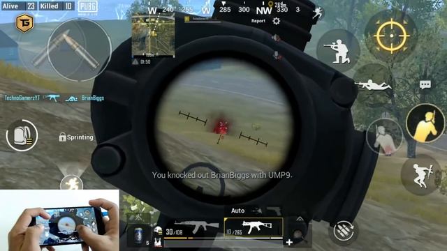 PUBG Mobile Lite Handcam Gameplay | 4 Fingers Claw Setup смотреть онлайн