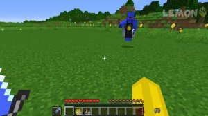 Who built A BIGGEST LAVA vs WATER LEMON CRAFT HOUSE in Minecraft ? HOUSE INSIDE ME !