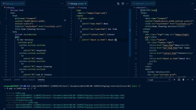 Lesson 6 - Including files смотреть онлайн