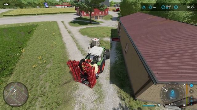 FS22 ? farming simulator 2022 прохождение ч2 ? Обрабатываю поля гербицидами смотреть онлайн