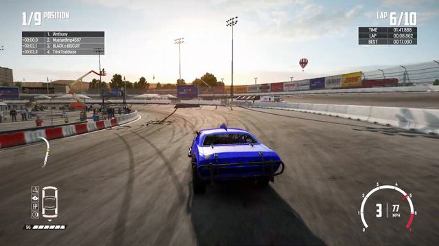 WRECKFEST ONLINE RACE AT BIG VALLEY SPEEDWAY #3 - XBOX ONE смотреть онлайн