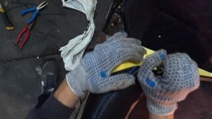 ПЕРЕТЯЖКА САЛОНА ГРАНТЫ В ЭКОКОЖУ С АЛЬКАНТАРОЙ.  НАСТРОЙКА ФРОНТА. Часть 2