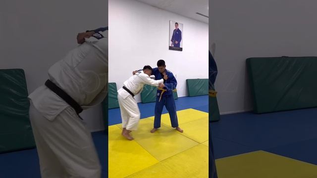 Judo O-Goshi - бросок через бедро подбивом. Школа по дзюдо ORTUS.KZ, тренер Пак Сергей Александрови