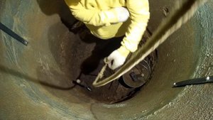 ушла вода в колодце .решение проблемы. углубляем ремонтными