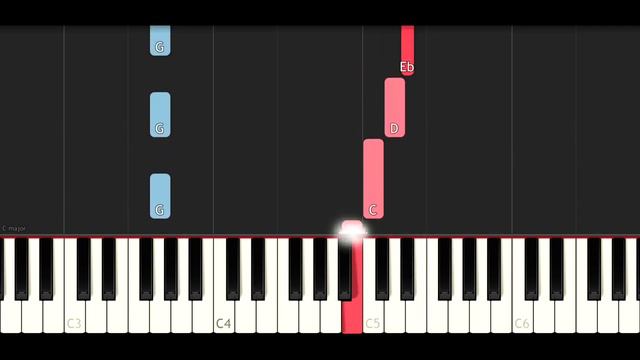Baldis Basics - Basics In Behaviour - The Living Tombstone (SLOW EASY PIANO TUTORIAL)