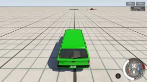 Сток vs кенгурятник! Лобовой краш тест в отбойник на 60 км ч! BeamNG drive аварии! Бименджи драйв!