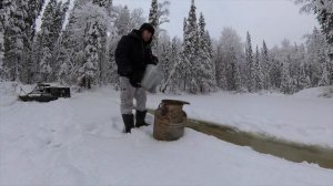 С девушкой в лесной бане. Готовим хлеб на огне. Часть 2. Добрые походы.