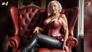 Natural OLD Women Over 60 ? Leather Fashion Tips from Fufu ep. 13
