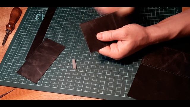 Ключница своими руками из кожи+выкройка/Housekeeper with your own hands made of leather+pattern смотреть онлайн