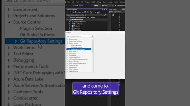 Add .gitignore file easily on Visual Studio #git #visualstudio #coding смотреть онлайн