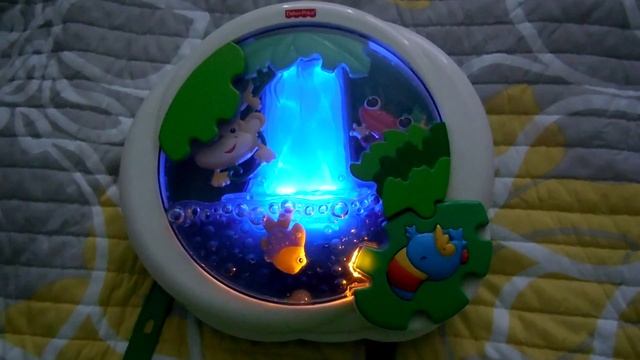 Fisher Price Rain Forest Lights  Sounds Baby Crib Sleep Toy Mobile