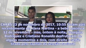 Cristiano ronaldo e georgina rodríguez em clima romântico