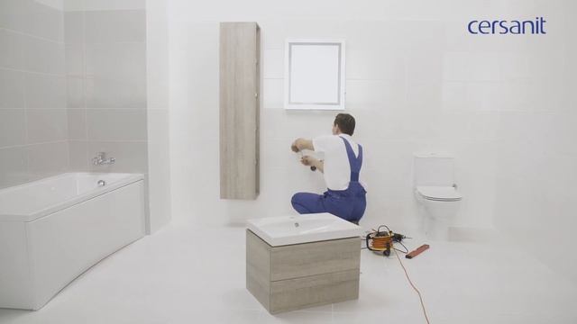 Jak zamontować umywalkę meblową Cersanit CITY? - film instruktażowy смотреть онлайн