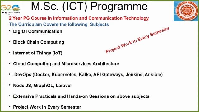 || Admission Guidance for M.Sc. (ICT) - 2 year PG course after BCA and B.Sc. (Computer Science) || смотреть онлайн