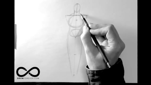 how to draw human body Part 1: The 6 lines of Reilly смотреть онлайн