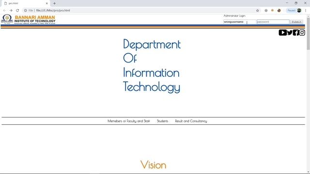 Html Webpage design (Static)