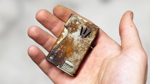 Реставрация редкой винтажной зажигалки — Clinton Squeeze Lighter