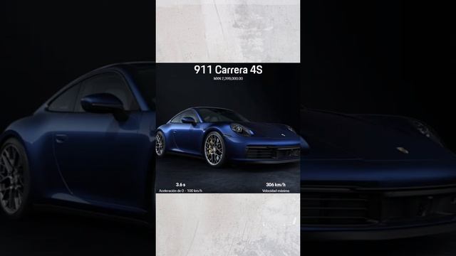 ??precio de todos los modelos de porsches 911 español 2021?