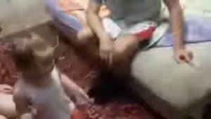 шок ребенок ругает маму