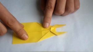 ОРИГАМИ ЖУК ИЗ БУМАГИ, ORIGAMI BEETLE FROM PAPER