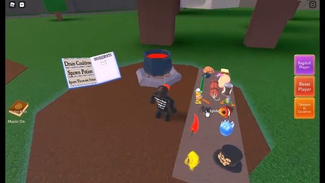 How to make the Rocket potion in wacky wizards Roblox смотреть онлайн