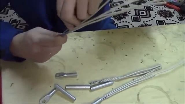 Опрессовка алюминиевых проводов. смотреть онлайн