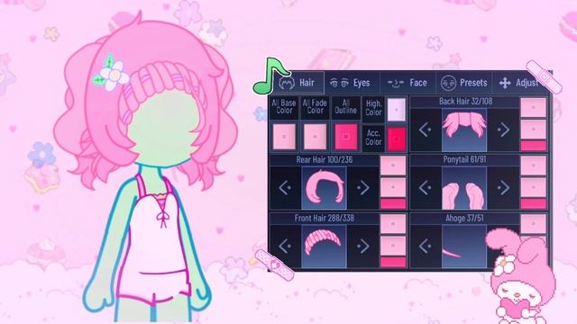 ✩ Kawaii Hairstyle Designs | gacha club ♡ смотреть онлайн