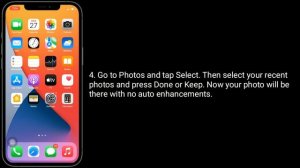 How to Turn Off Auto Enhance on iPhone 13 Pro Max, 12 Pro Max and 11 Pro Max?