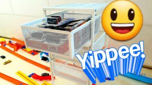 Домашняя охота на ХОТ ВИЛС. Тумба для машинок Hot Wheels из Ikea