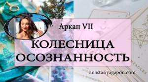 ?✨ АРКАН VII КОЛЕСНИЦА ОСОЗНАННОСТЬ ОШО ДЗЕН Урок 8/ОБУЧЕНИЕ С НУЛЯ/ #ТАРОСЕГОДНЯ⚡ #АНАСТАСИЯТАРО ⚡