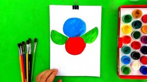 Рисуем ПТИЧКУ красками - урок рисования для детей от 3 лет