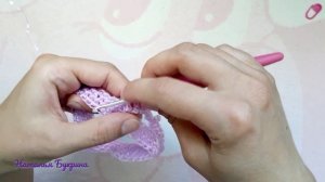 Манжет для мочалки!!! Вяжем красивый манжет для мочалки крючком!!!