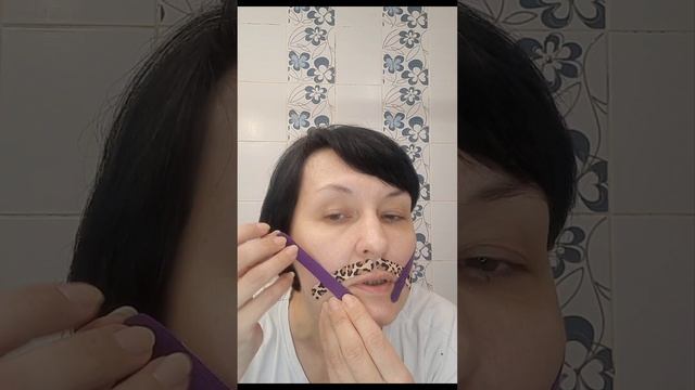 Поднимаем уголки губ #тейпированиелица #кисетныеморщины
