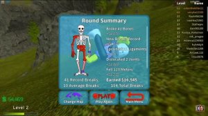 Симулятор падений в Roblox .