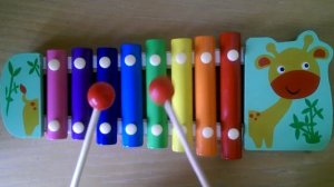 Twinkel twinkle little star; Xylophone; учимся играть на ксилофоне #3