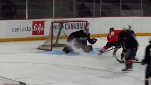 Andrew MacLean at the Niagara IceDogs Training Camp