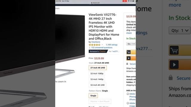 Cheapest 4K monitor on amazon