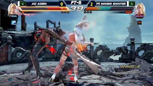 [FT5] Azi (Nina) VS TF| Mohsin Shooter (Nina) Tekken 7 Pakistan смотреть онлайн