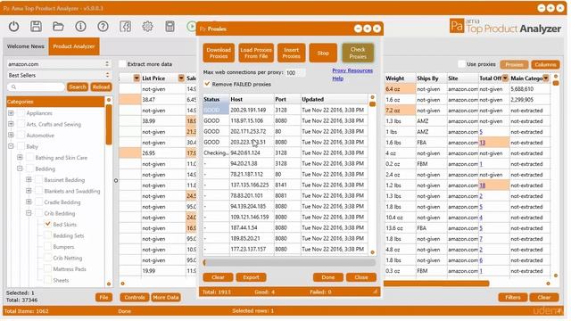 How to use the proxies feature: Ama Top Product Analyzer Software - Amazon Software Tools смотреть онлайн