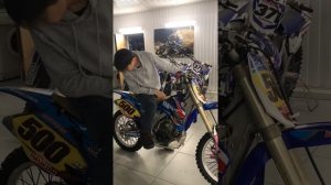 Холодный запуск Yamaha yz250f 2009