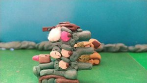 Атака советских танков | мультики про танки из пластилина