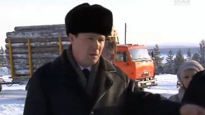 ООО «ЛесСервис». Первый запуск линии пиления, ноябрь 2011 года