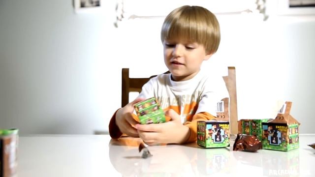 6x Minecraft Cute Minifigure Toys смотреть онлайн