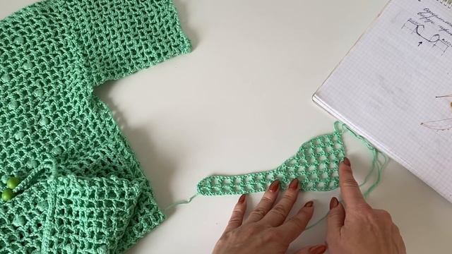 Как оформить округлую горловину крючком//Мастер класс.#мастеркласс смотреть онлайн